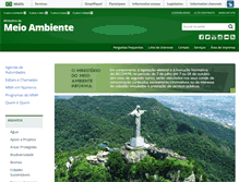 Tablet Screenshot of mma.gov.br